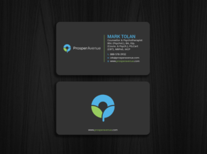 Business Card Design by Tripti Ranjan Gain for Prosper Avenue | Design: #19472315