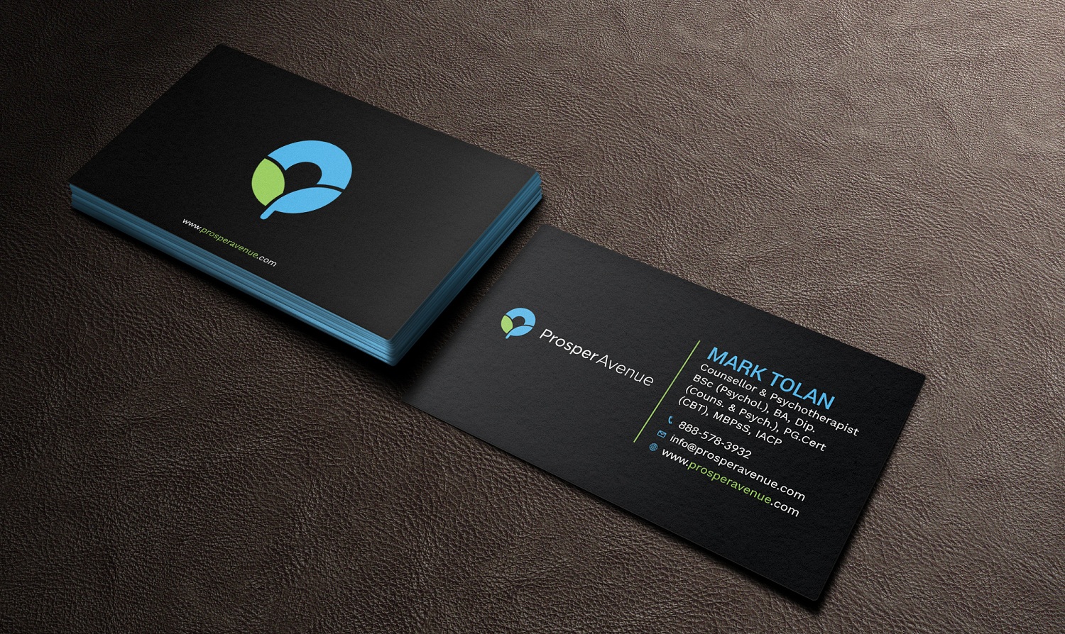 Business Card Design by Tripti Ranjan Gain for Prosper Avenue | Design #19472318