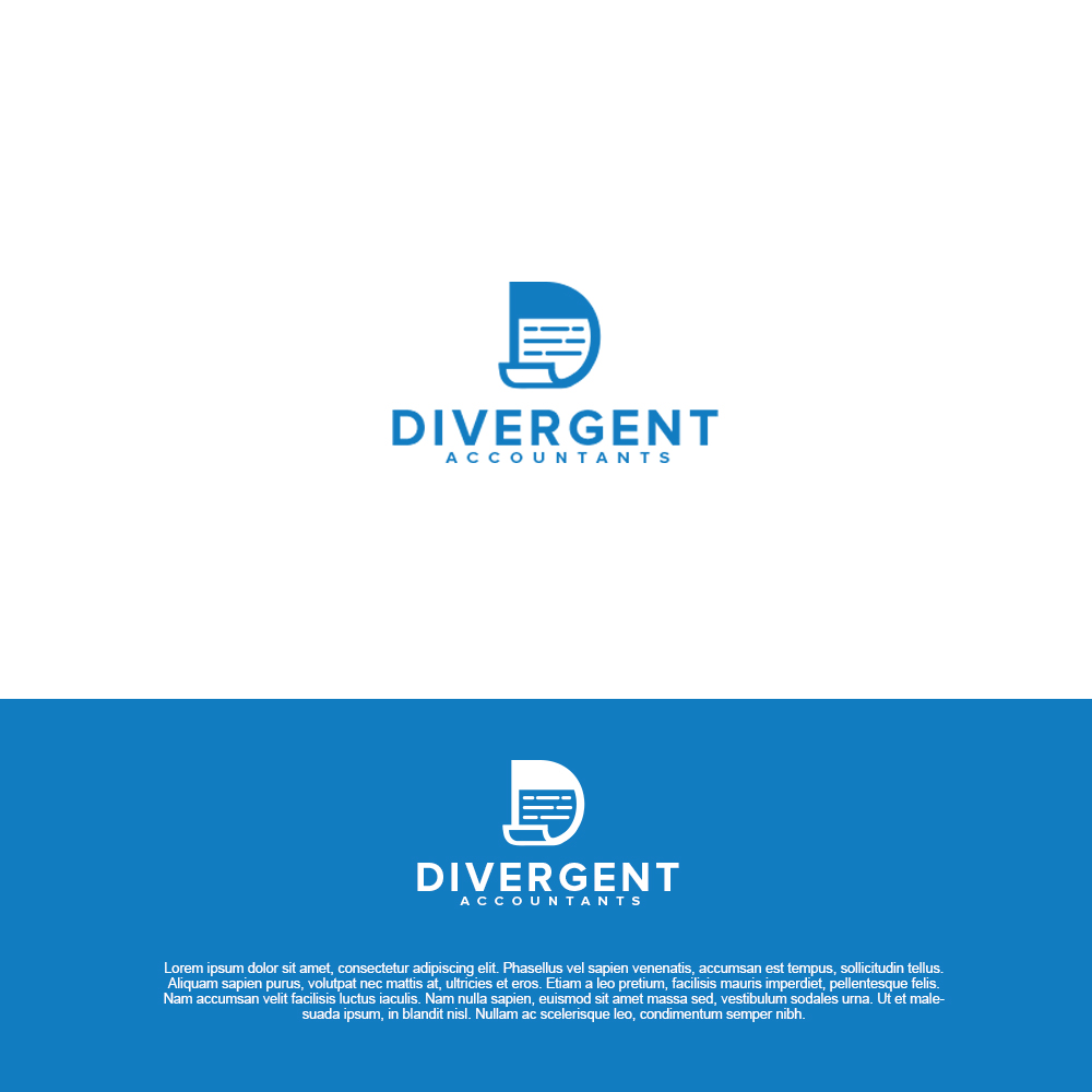 Logo Design by pixelgrapix for Divergent Accountants | Design #19481575