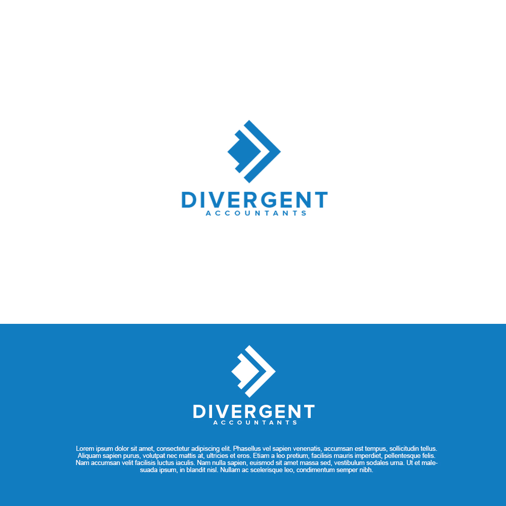 Logo Design by pixelgrapix for Divergent Accountants | Design #19481581