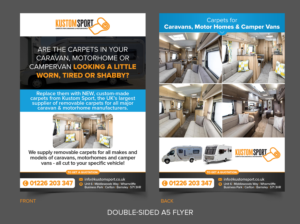 To design a double-sided A5 flyer  | Diseño de Flyer por ARTOGRAPHY