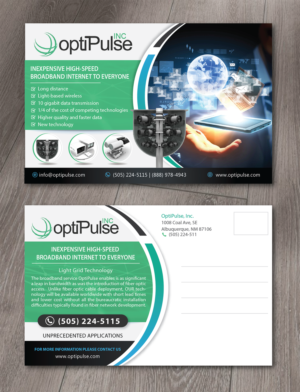 Postcard Design by alex989 for optiPulse, Inc. | Design: #19533173