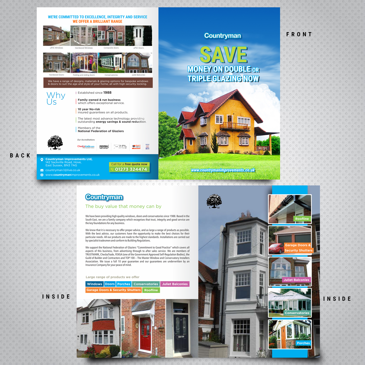Flyer Design by uk for Countryman Improvements Ltd | Design #19474791
