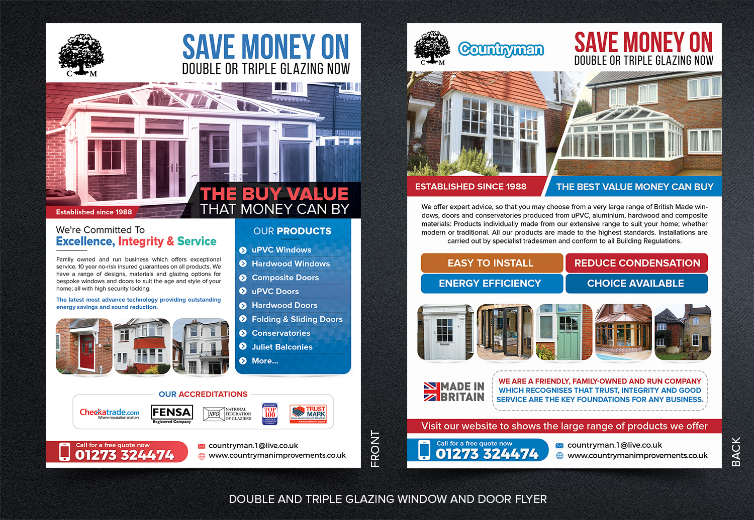 Design de Flyer par SAI DESIGNS pour Countryman Improvements Ltd | Design #19483528