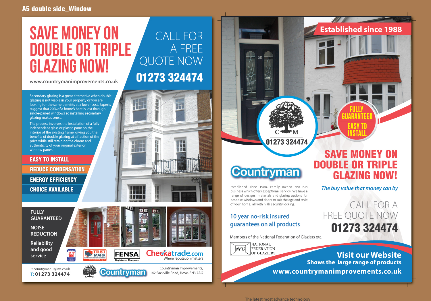 Flyer Design by meet007 for Countryman Improvements Ltd | Design #19469745
