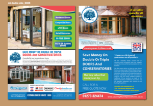 Double and triple glazing window and door flyer | Diseño de Flyer por meet007