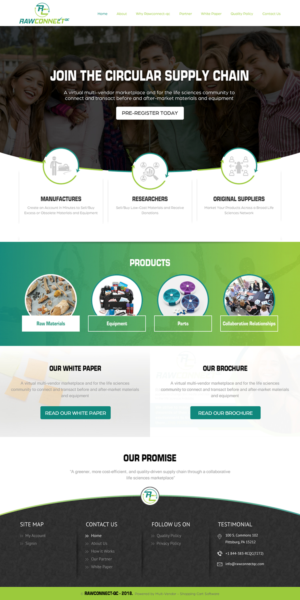 Diseño Web por rightway para RAWCONNECT-QC | Diseño: #19487662