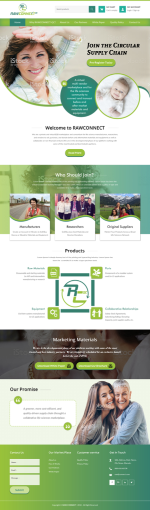 Diseño Web por rightway para RAWCONNECT-QC | Diseño: #19487664