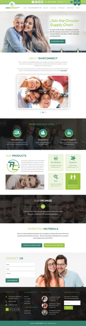 Web Design by rightway for RAWCONNECT-QC | Design: #19487666
