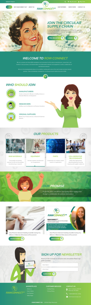 Web Design by rightway for RAWCONNECT-QC | Design: #19487678