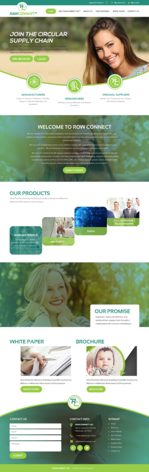 Web Design by rightway for RAWCONNECT-QC | Design: #19487686