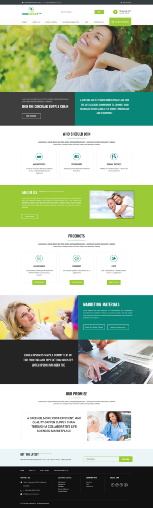 Diseño Web por Dream Logo Design para RAWCONNECT-QC | Diseño: #19488353
