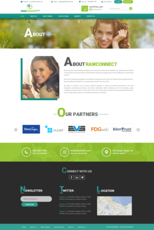 Web Design by Dream Logo Design for RAWCONNECT-QC | Design: #19510753
