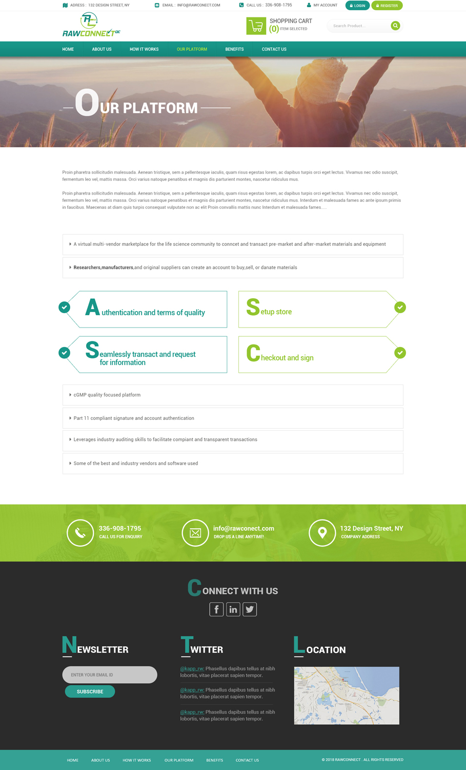 Diseño Web por Dream Logo Design para RAWCONNECT-QC | Diseño #19510757
