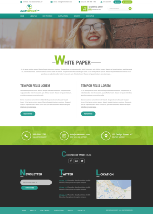 Web Design by Dream Logo Design for RAWCONNECT-QC | Design: #19532521
