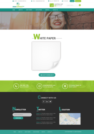 Web Design by Dream Logo Design for RAWCONNECT-QC | Design: #19556777