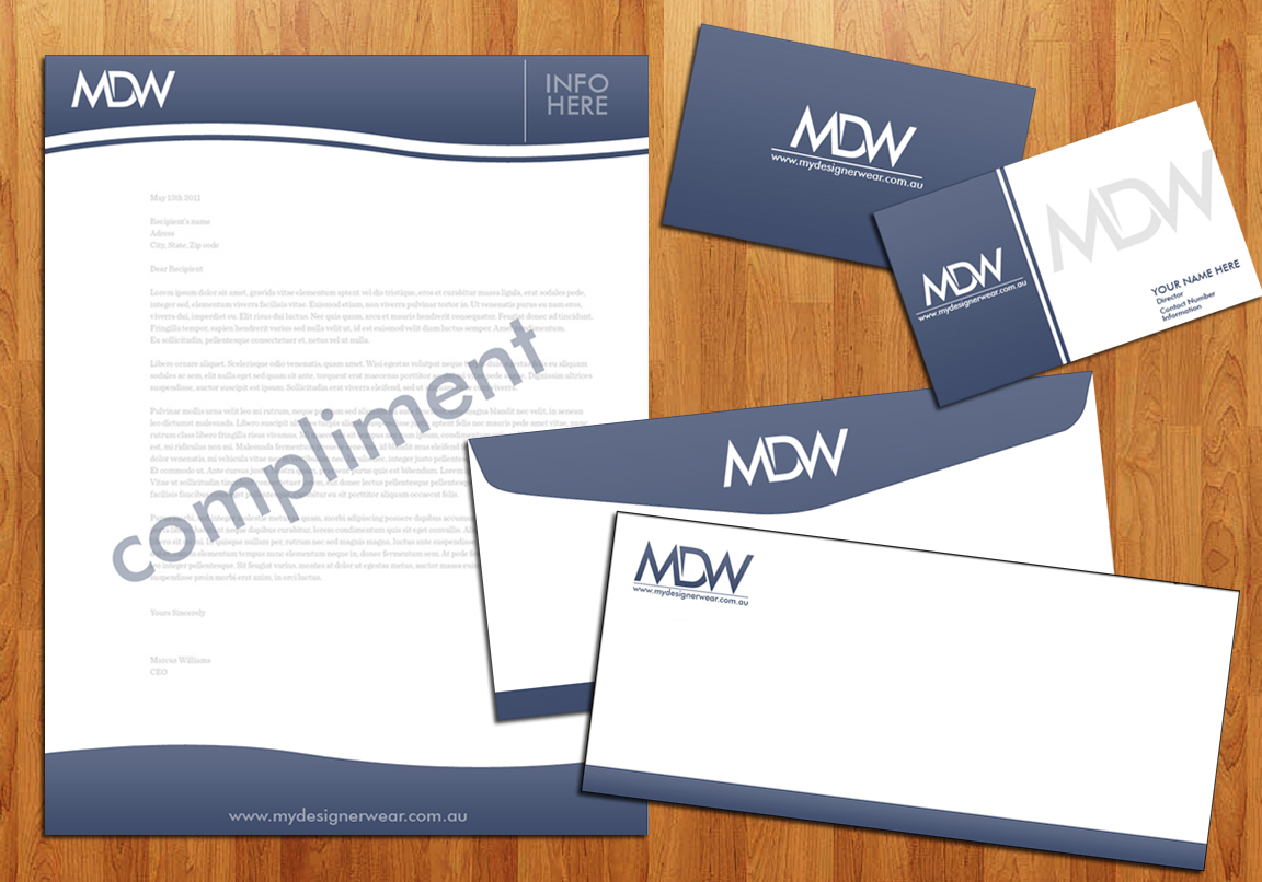 Stationery Design by mix23 for this project | Design #703432