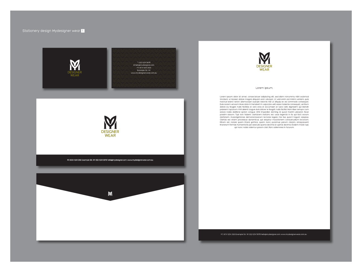 Stationery Design by Anicata for this project | Design #717015