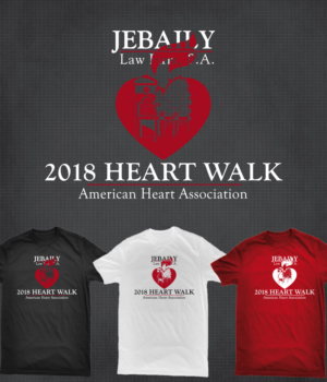 T-shirt Design by SpaGGy for Jebaily Law Firm PA | Design: #19478845