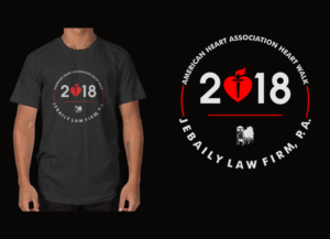T-shirt Design by a.o.d for Jebaily Law Firm PA | Design: #19483312