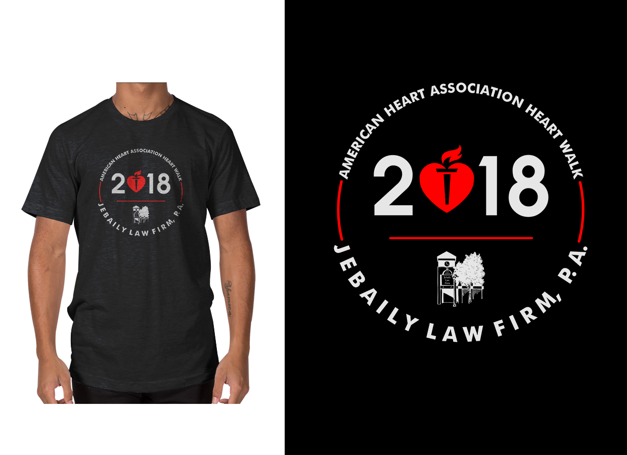 T-shirt Design by a.o.d for Jebaily Law Firm PA | Design #19518309