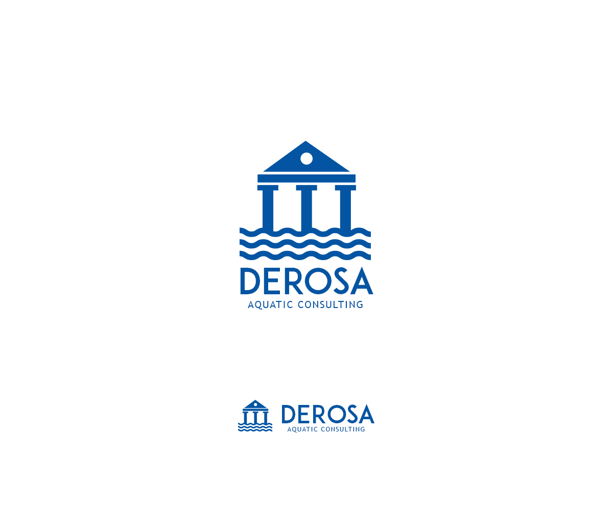 Logo Design by Andrés Sebastián for DeRosa Aquatic Consulting | Design #19494274