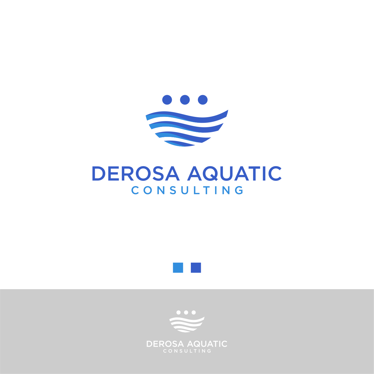 Logo Design by radityahermanto 2 for DeRosa Aquatic Consulting | Design #19481036