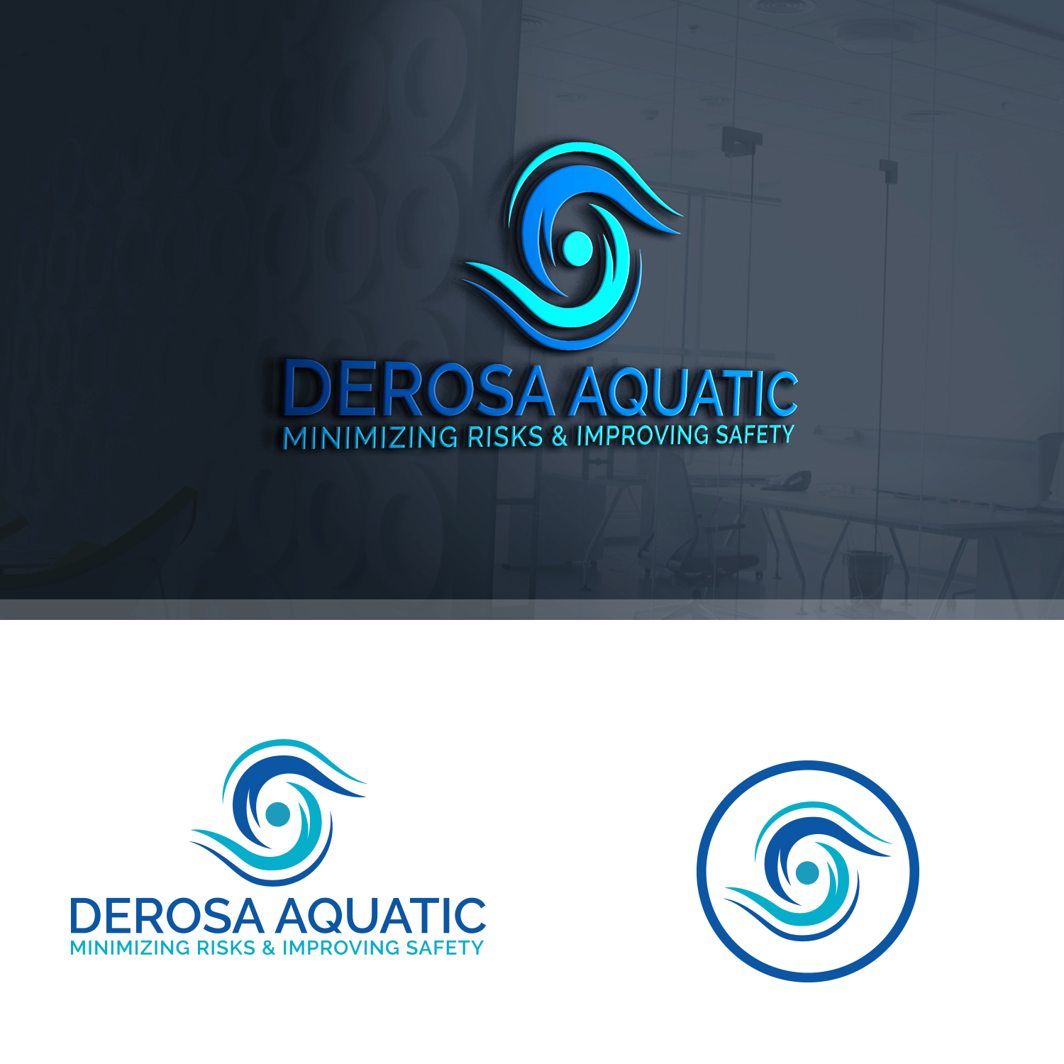 Logo Design by Maxo-Biz for DeRosa Aquatic Consulting | Design #19475902