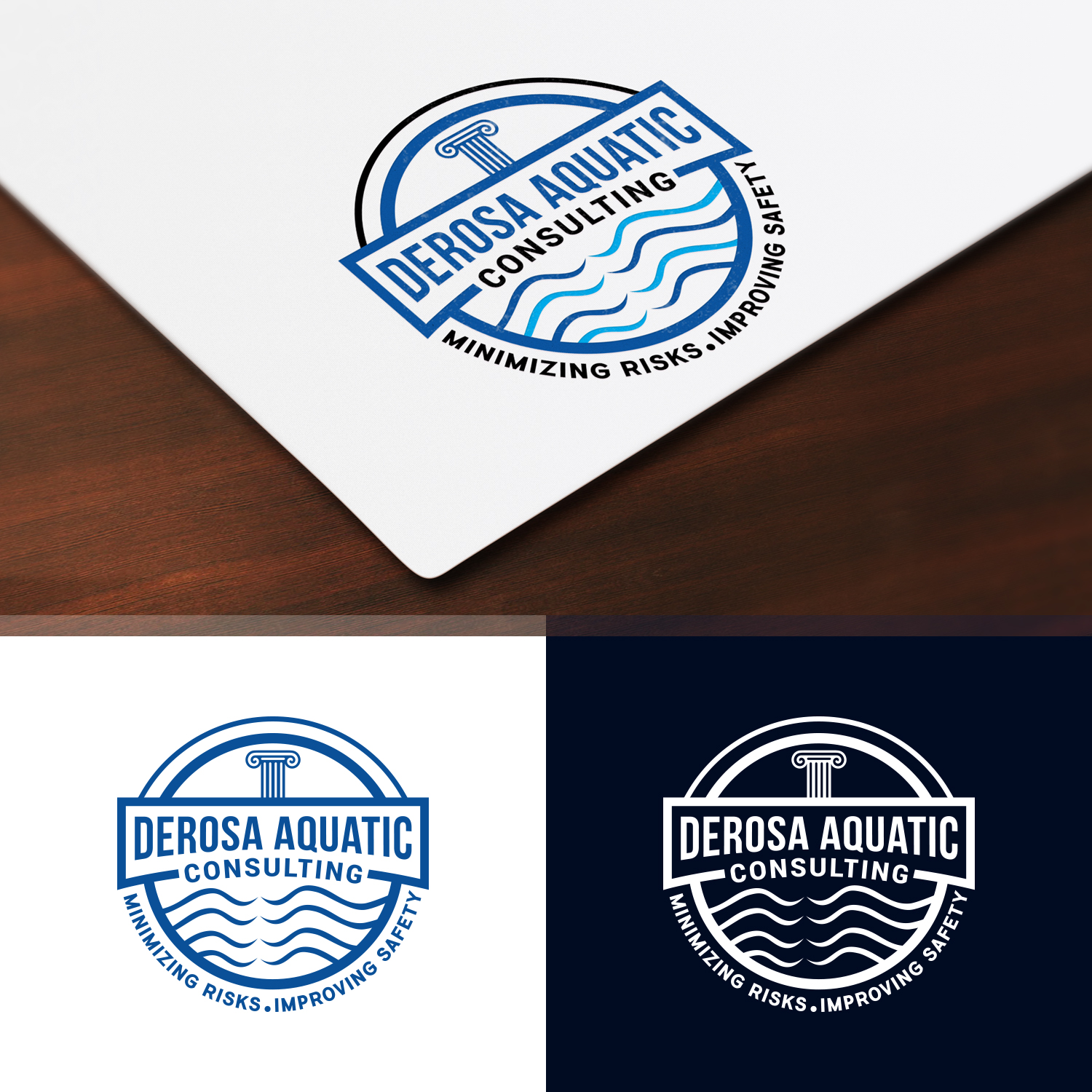 Design de Logo par Maxo-Biz pour DeRosa Aquatic Consulting | Design #19486327