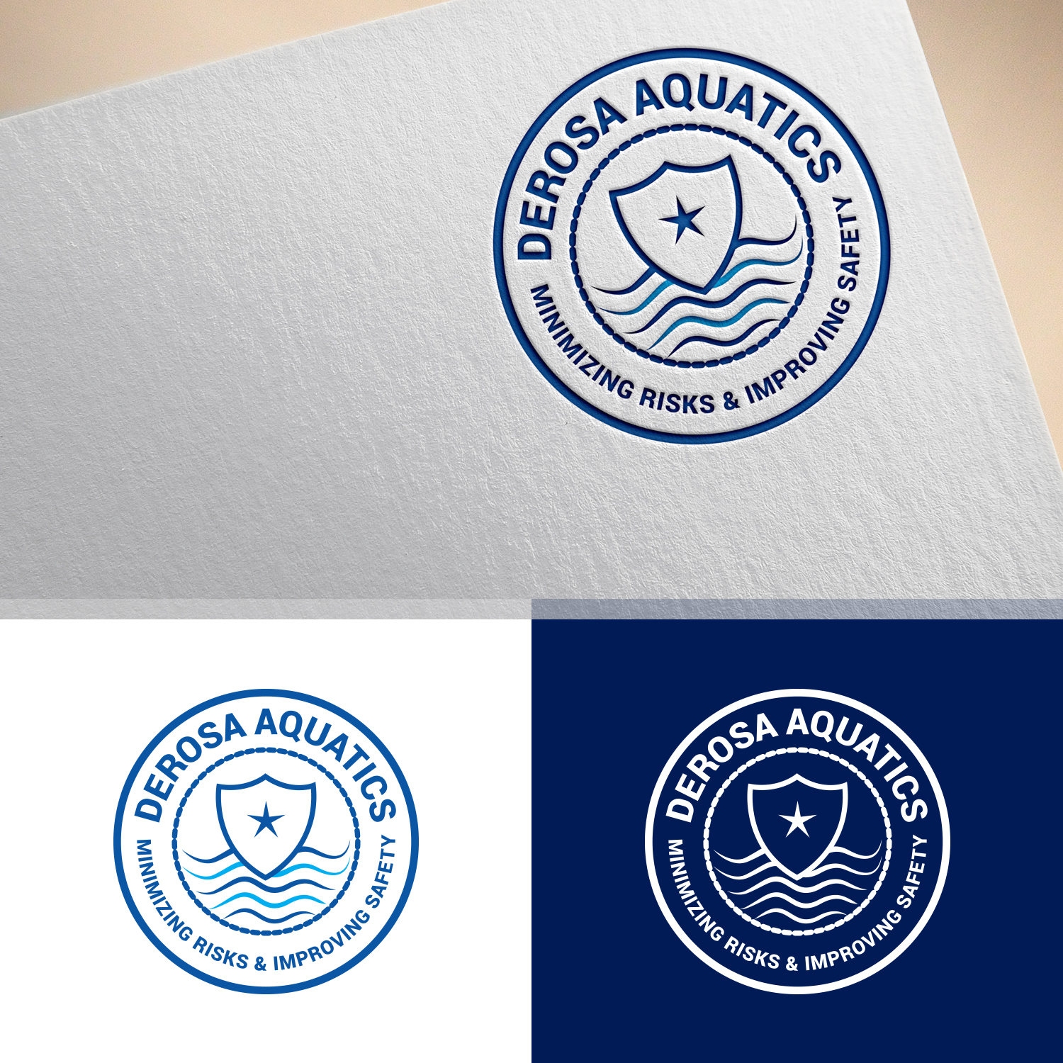 Logo Design by Maxo-Biz for DeRosa Aquatic Consulting | Design #19486332