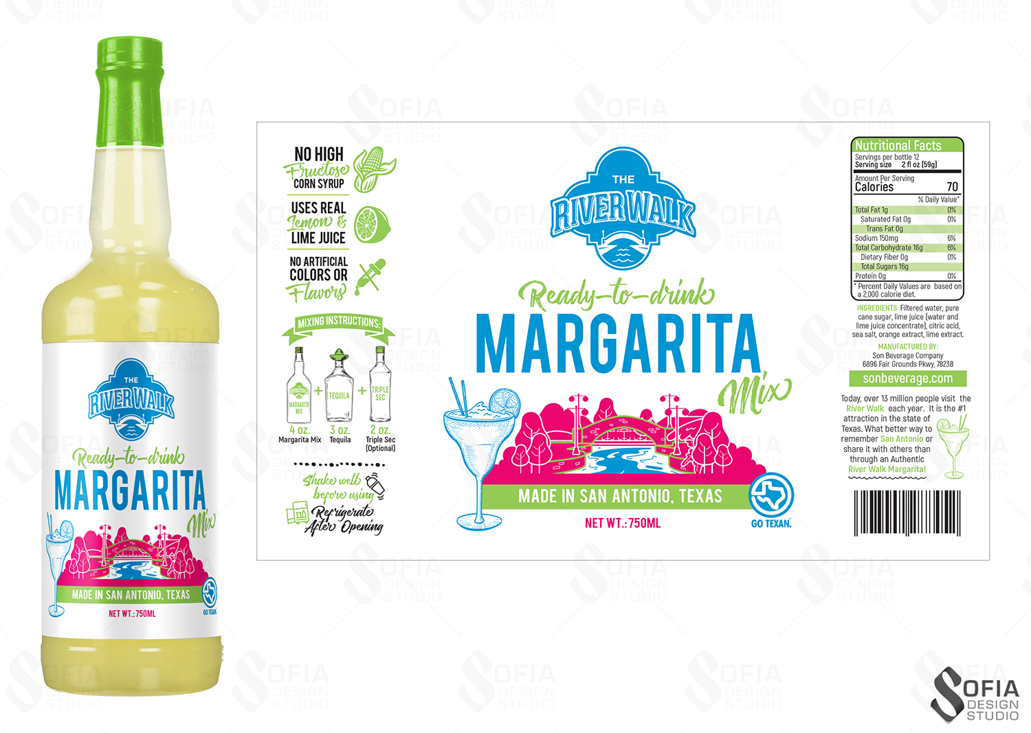 Etikett-Design von SofiaDesignStudio für Son Beverage Company | Design #19589176