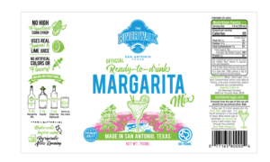 The Official River Walk Margarita  | Design Étiquette par SofiaDesignStudio