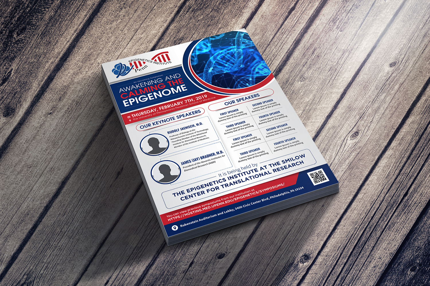 Flyer Design by SAI DESIGNS for University of Pennsylvania | Design #19495854