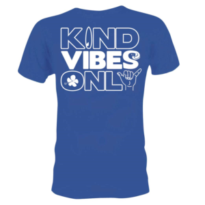 Kind Vibes Only Surf Style T-Shirt Design | T-shirt Design by 75-R-P-Z
