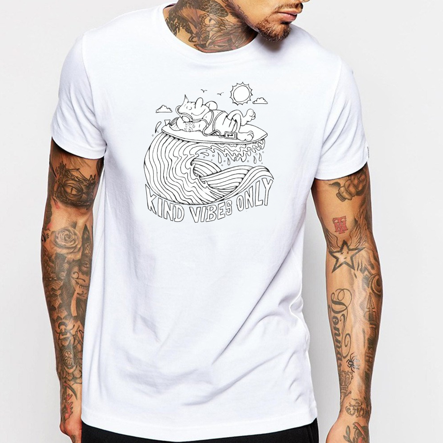 T-shirt Design by elysaud for Think Kindness | Design #19488541