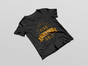 Kind Vibes Only Surf Style T-Shirt Design