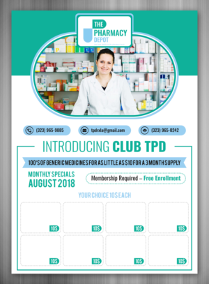 Template for Pharmacy Daily Specials Campaign | Flyer Design by TSU Creations