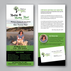 Flyer Design by uk for There's Hope! Counseling | Design: #19477521
