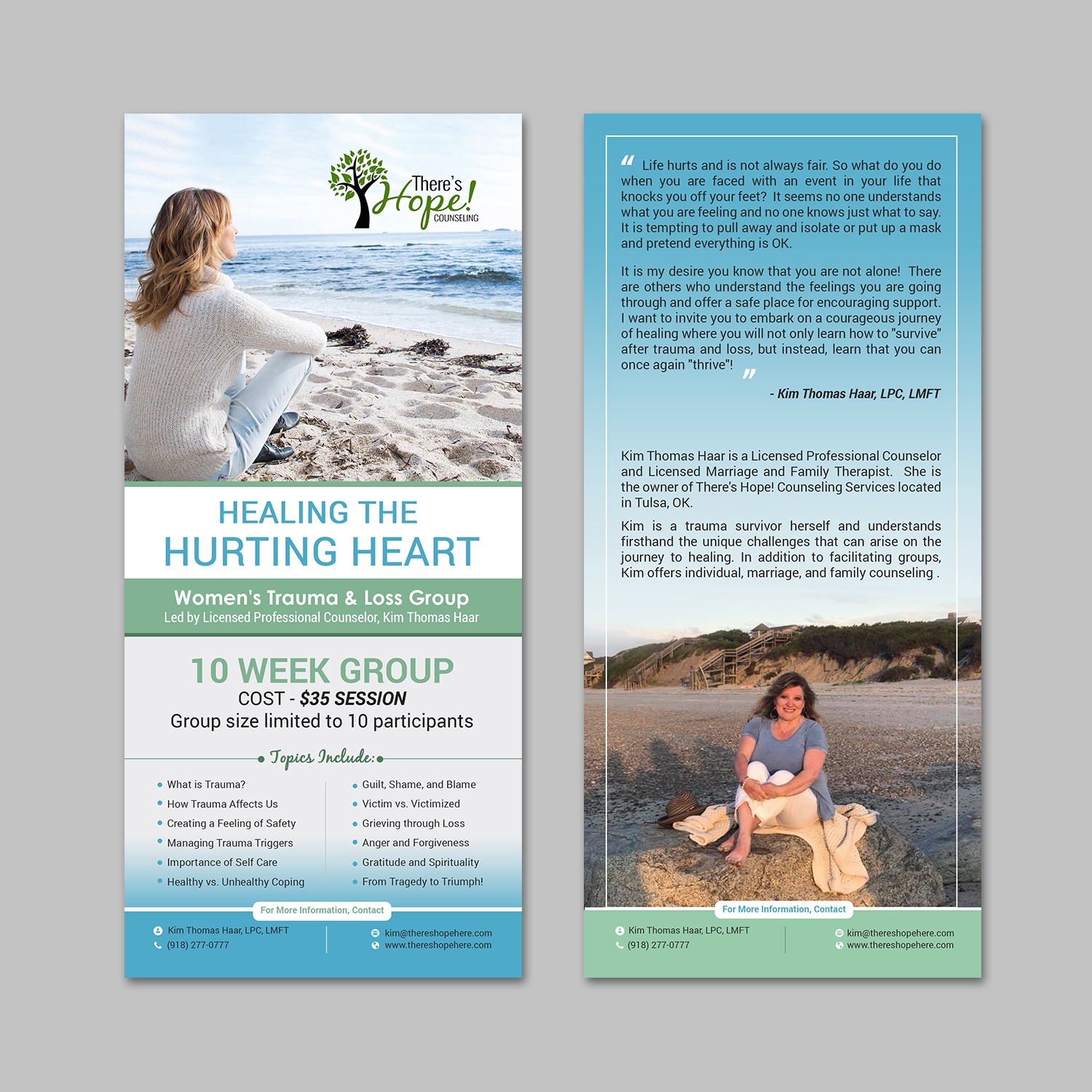 Flyer Design by hih7 for There's Hope! Counseling | Design: #19503117