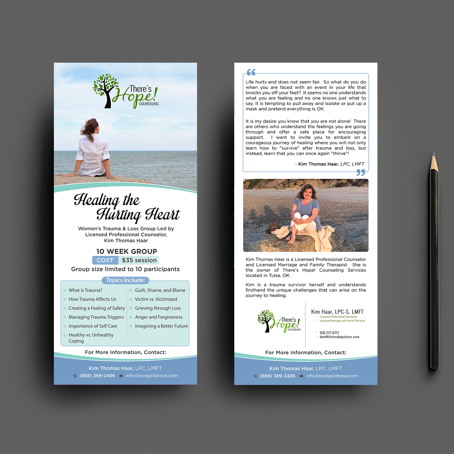 Flyer Design by debdesign for There's Hope! Counseling | Design #19476359