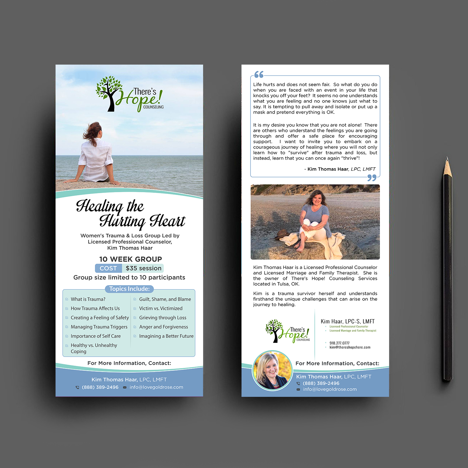 Flyer Design by debdesign for There's Hope! Counseling | Design #19476362