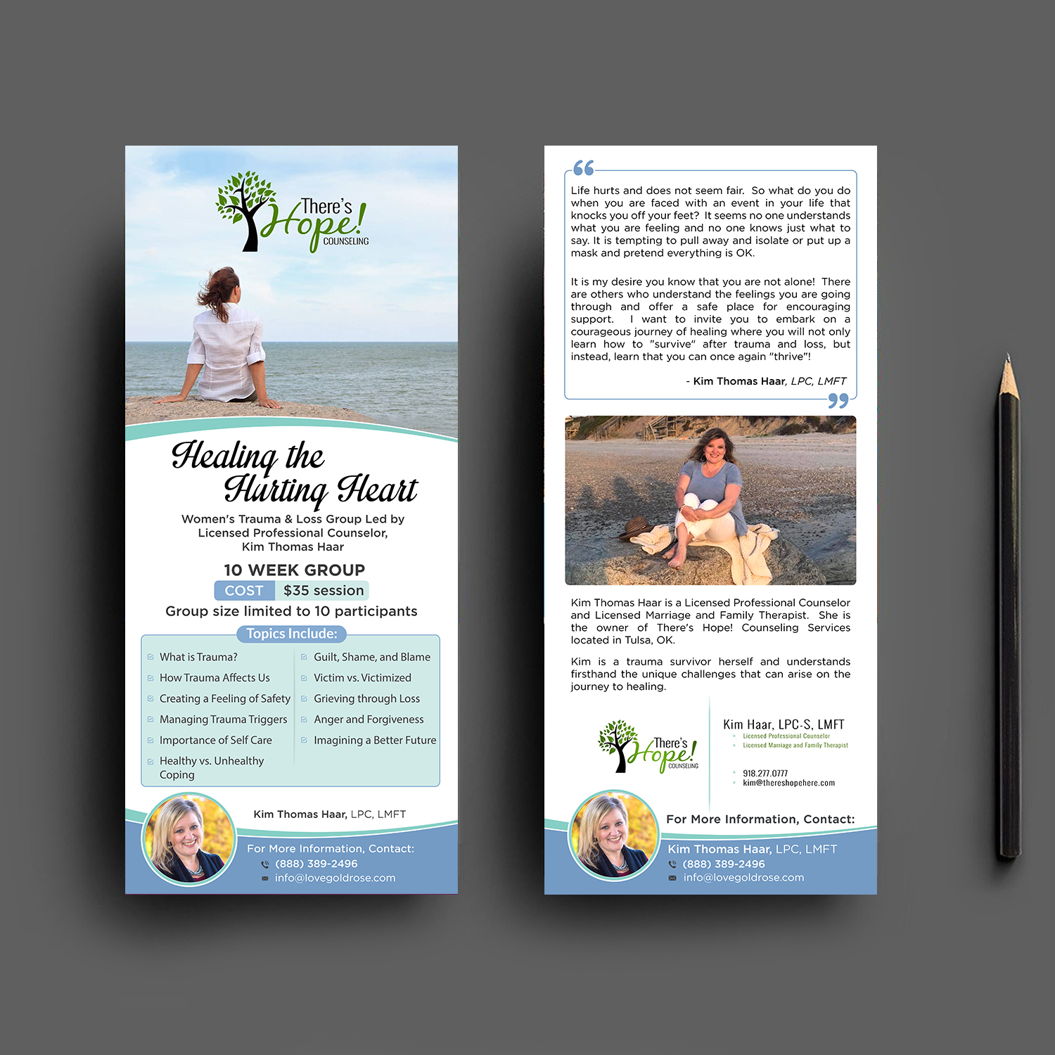 Flyer Design by debdesign for There's Hope! Counseling | Design #19476363