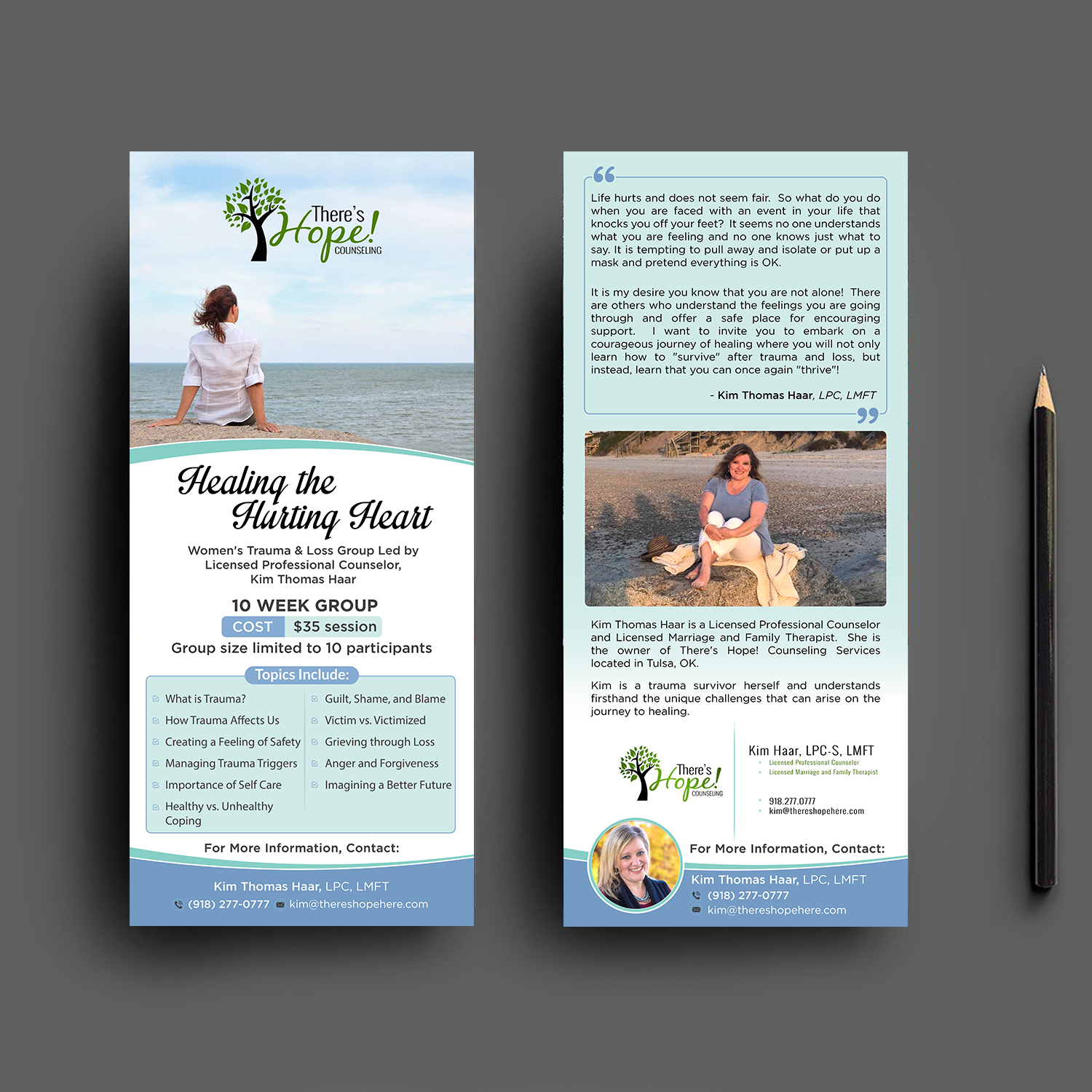 Flyer Design by debdesign for There's Hope! Counseling | Design #19482196