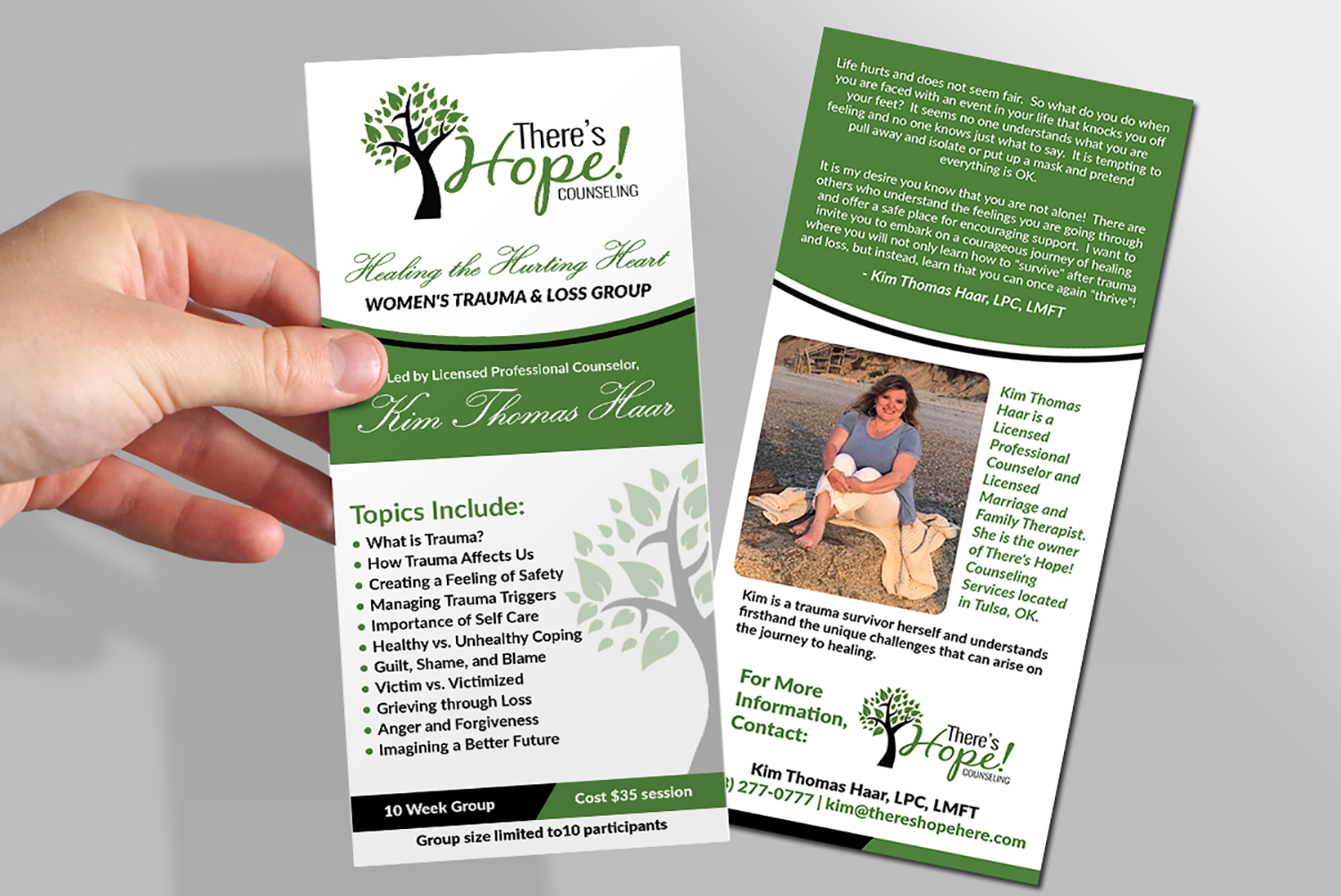 Flyer Design by Deziners Zone for There's Hope! Counseling | Design #19478259