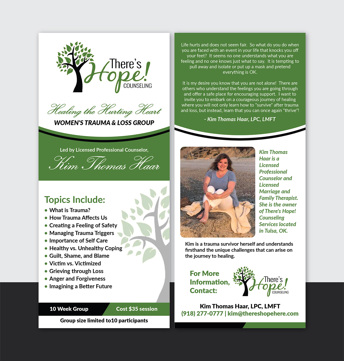Flyer Design by Deziners Zone for There's Hope! Counseling | Design #19478260