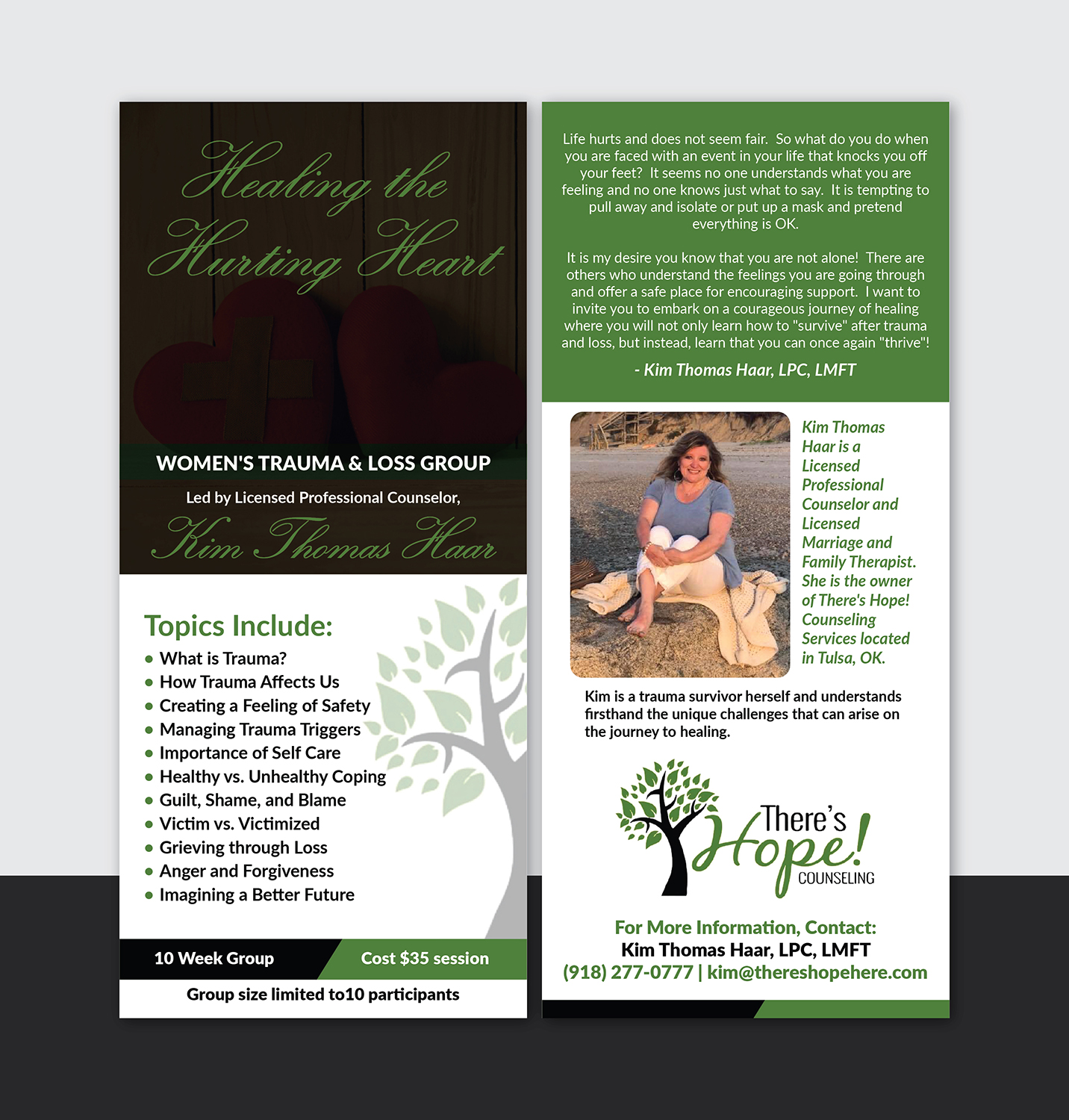 Flyer Design by Deziners Zone for There's Hope! Counseling | Design #19478261