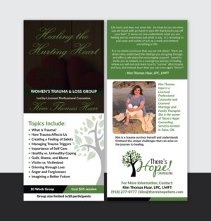 Flyer Design by Deziners Zone for There's Hope! Counseling | Design: #19478261