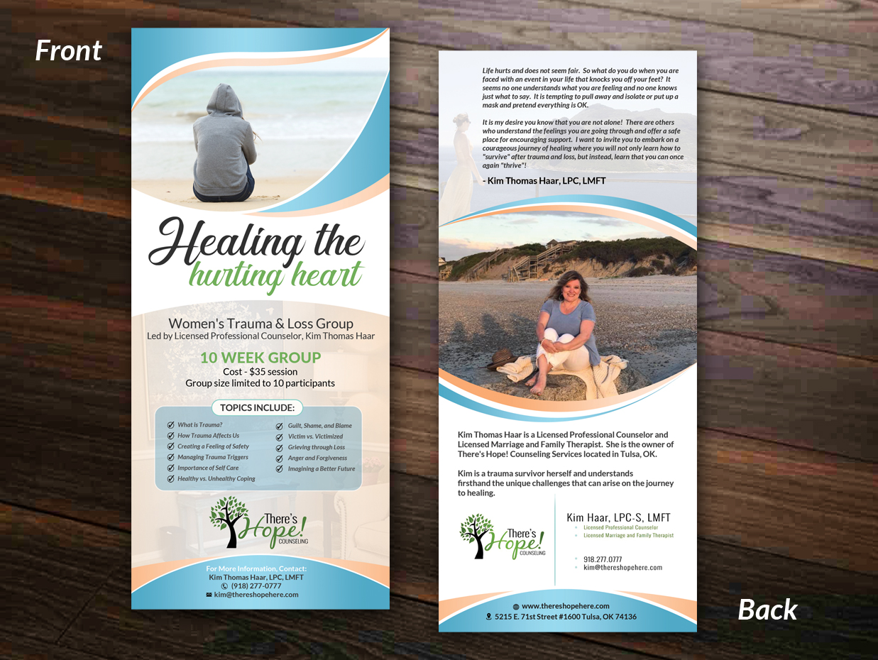 Flyer Design by innovative earth for There's Hope! Counseling | Design #19473750