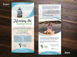 Announcement for a New Trauma Therapy Group - Rack Card | Flyer Design by innovative earth