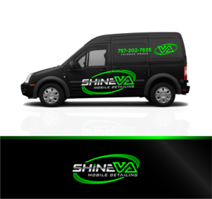 ShineVA Mobile Detailing /757-202-7695/ Veteran Owned   | Logo Design by Grazdavoda